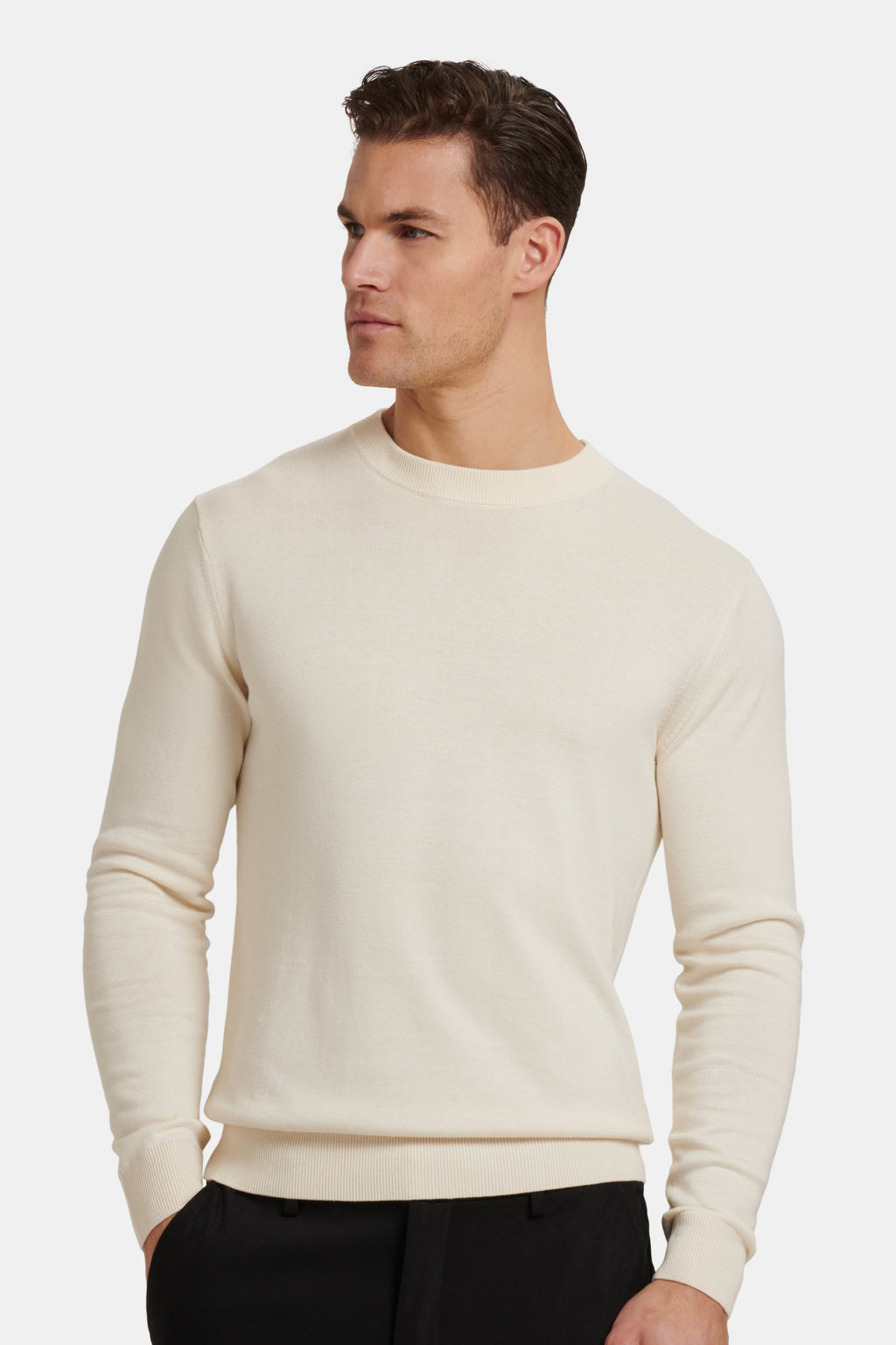 EL SUÉTER DE CUELLO REDONDO SANTONI