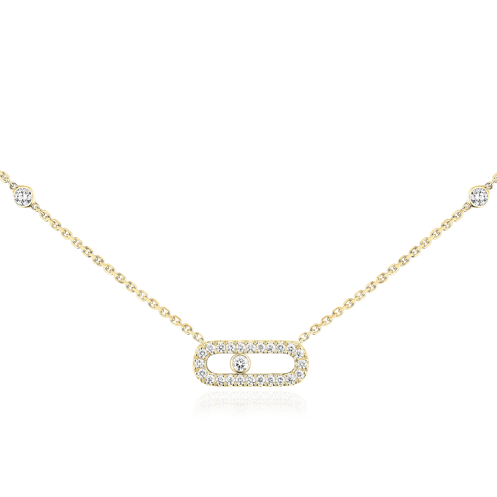 Pavé Move Uno Necklace