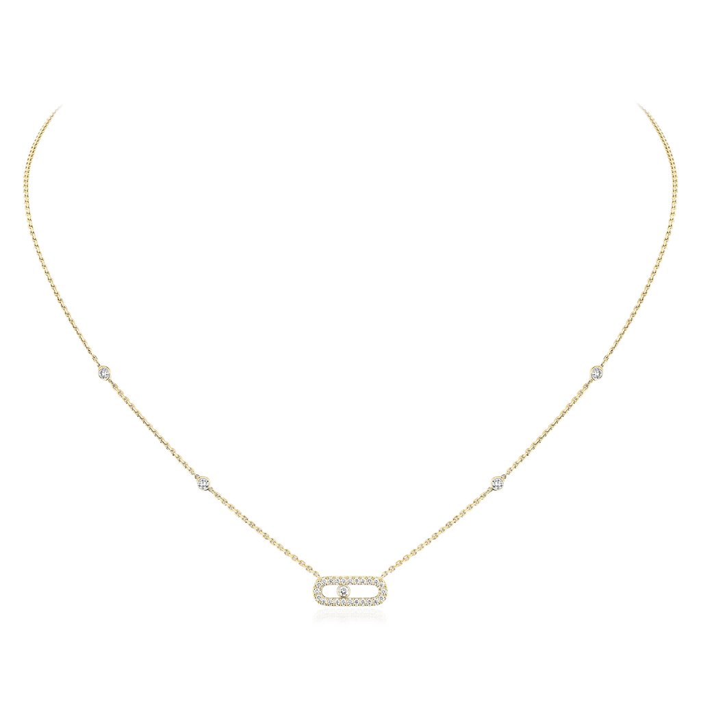 Pavé Move Uno Necklace