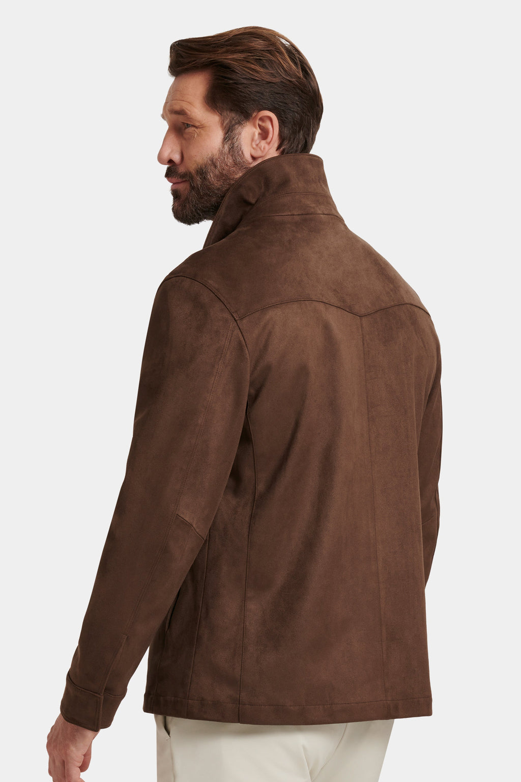 LA CAMISA OVERSHIRT DE SUEDE SINTÉTICO PIO