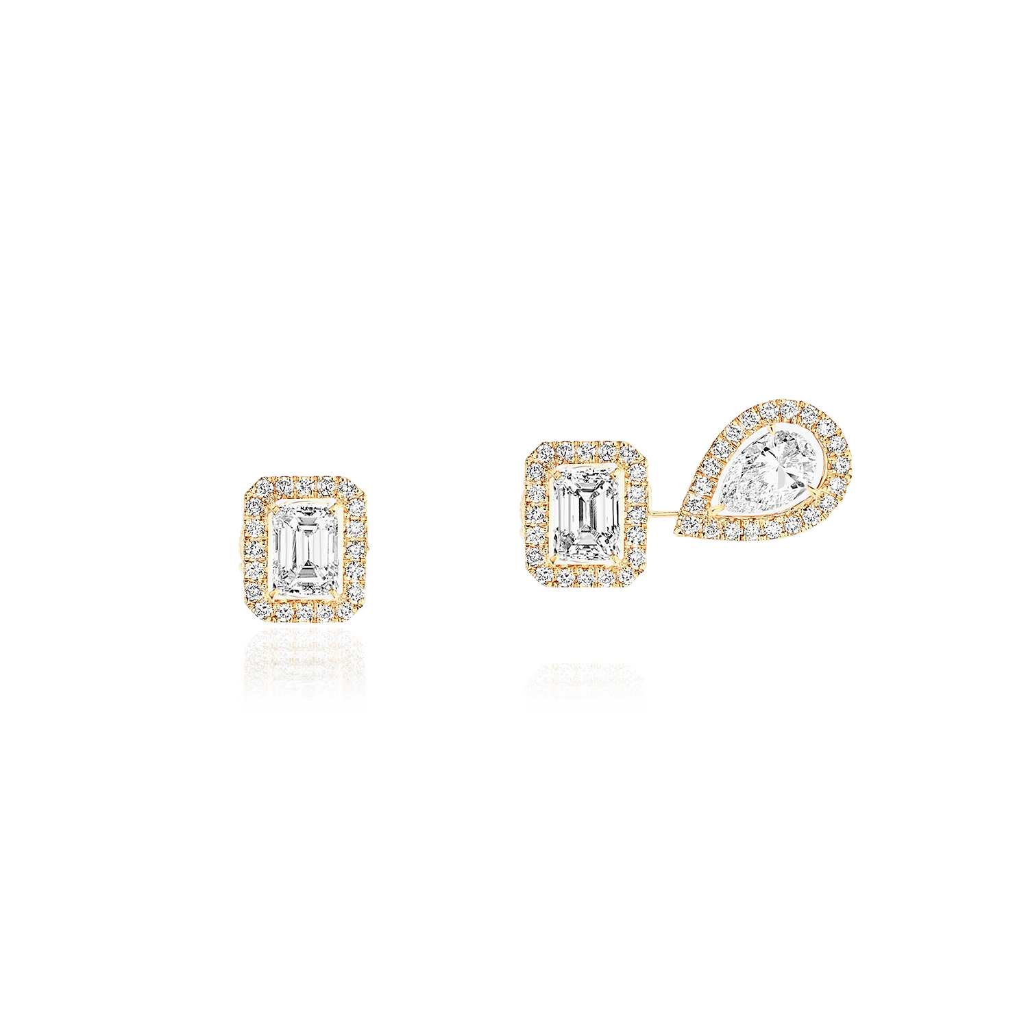 My Twin 1+2 Earrings - 0.20 ct x3
