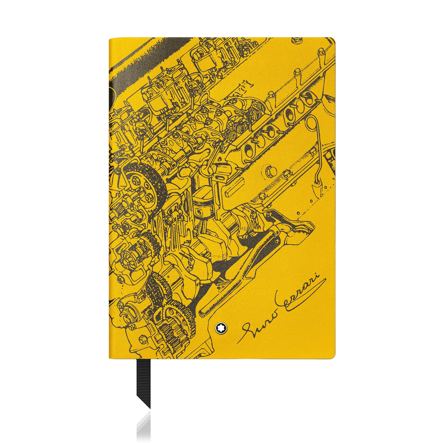 Cuaderno Montblanc #146 Enzo Ferrari - Amarillo Modena, Grandes Personajes