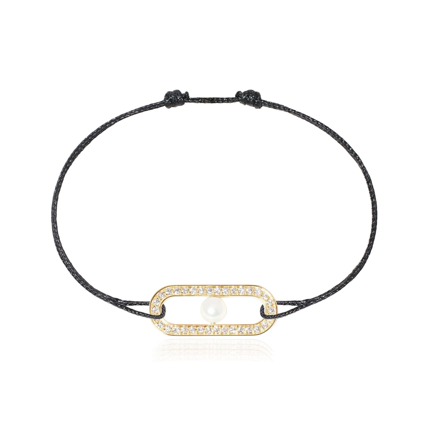 Pulsera de Eslabones con Perlas