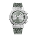 Classic Fusion Chronograph in Sage Green Titanium