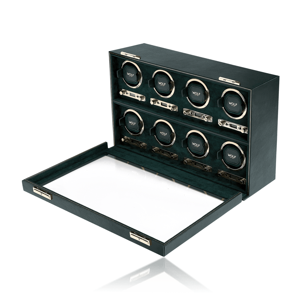 British Racing 8-Piece Watch Winder Set