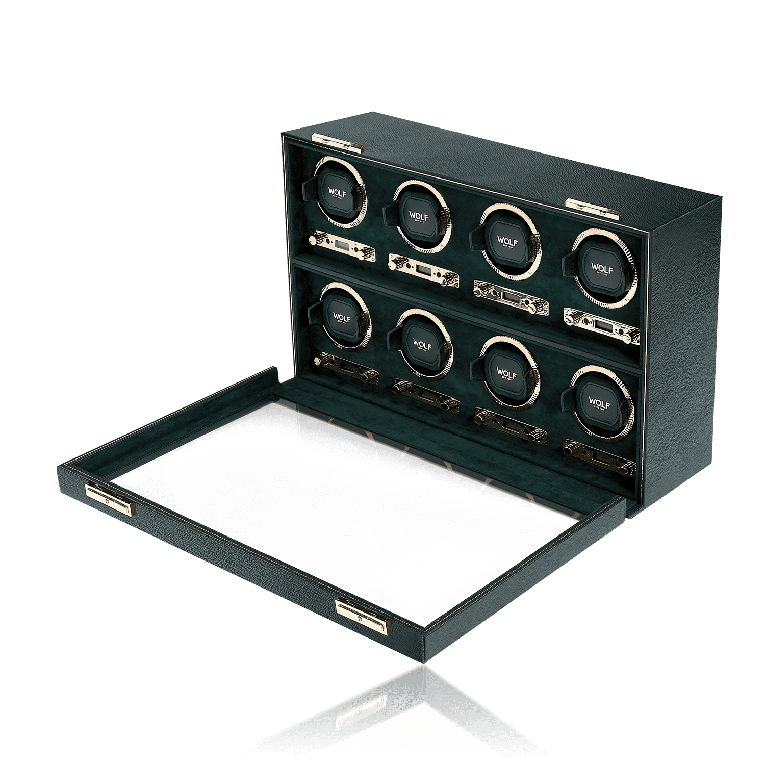British Racing 8-Piece Watch Winder Set