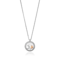 Collar con Colgante de Diamantes Felices