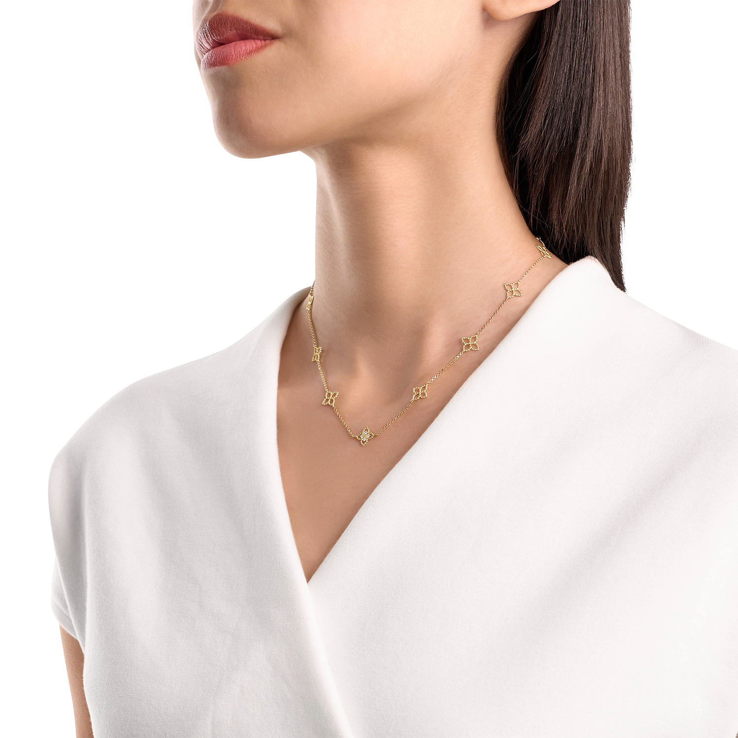 Collar Princesa con Diseño de Flor para Carrusel