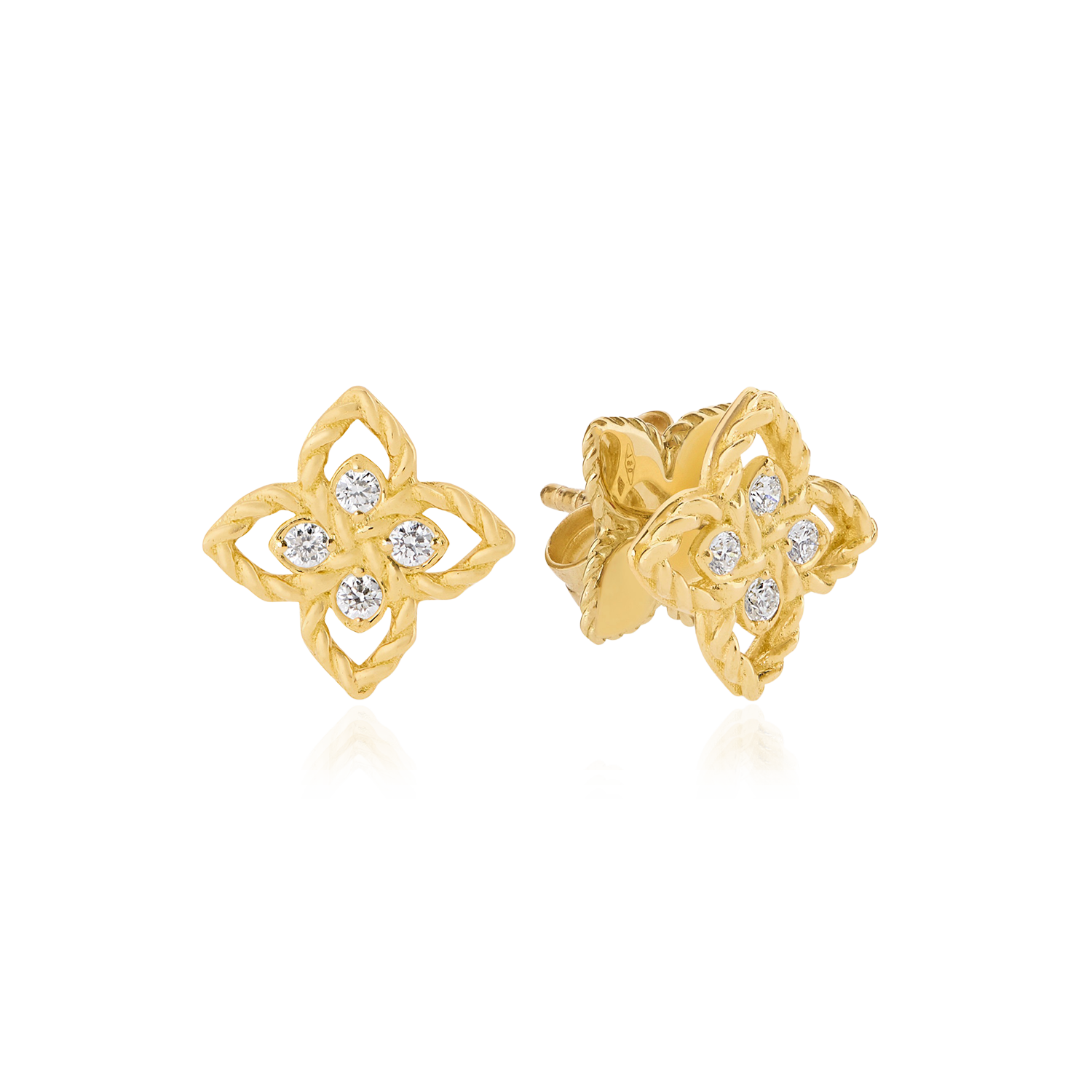 Pendientes Florales de Princesa para Carrusel