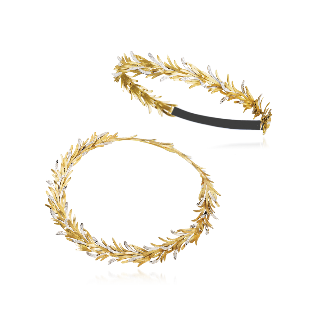 Leather Tiara/Collar